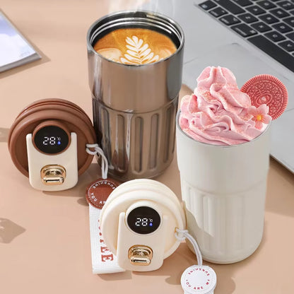 LED Temperature Display Coffee Cup 